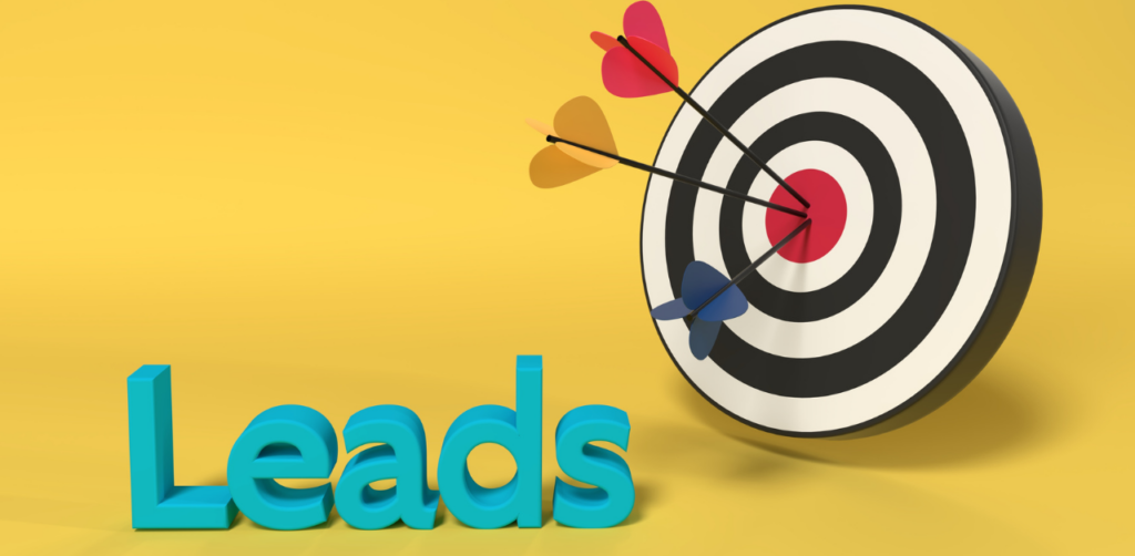 Lead Generation Target Concept